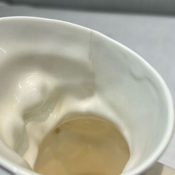 Vintage Toby Jug Creamer Pitcher German Dutch Boy Flowers - Picture 6 of 8